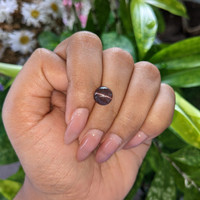 2.14 Ct. Cabochon Chrysoberyl from Ceylon (Sri Lanka) Life Style