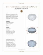 1.77 Ct. Cabochon Chrysoberyl from Ceylon (Sri Lanka) 3 D Scan Report