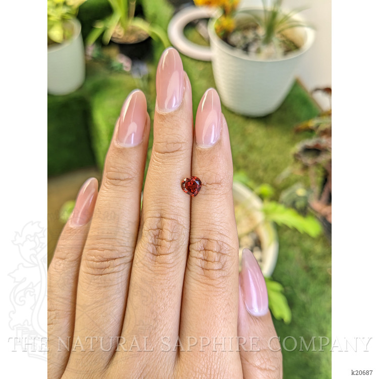 0.98 Ct. Rhodolite Garnet from Ceylon (Sri Lanka)