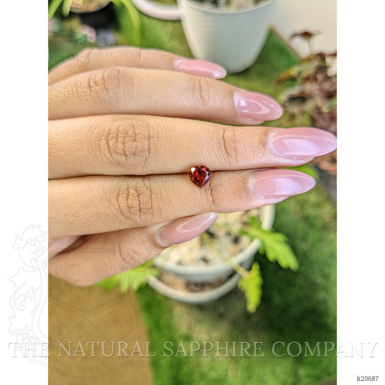 0.98 Ct. Rhodolite Garnet from Ceylon (Sri Lanka)