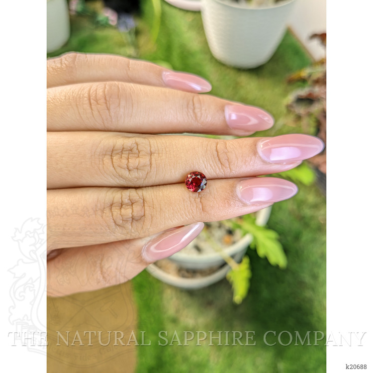 1.40 Ct. Rhodolite Garnet from Ceylon (Sri Lanka)