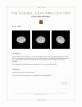 2.26 Ct. Cabochon Opal from Australia Appraisal