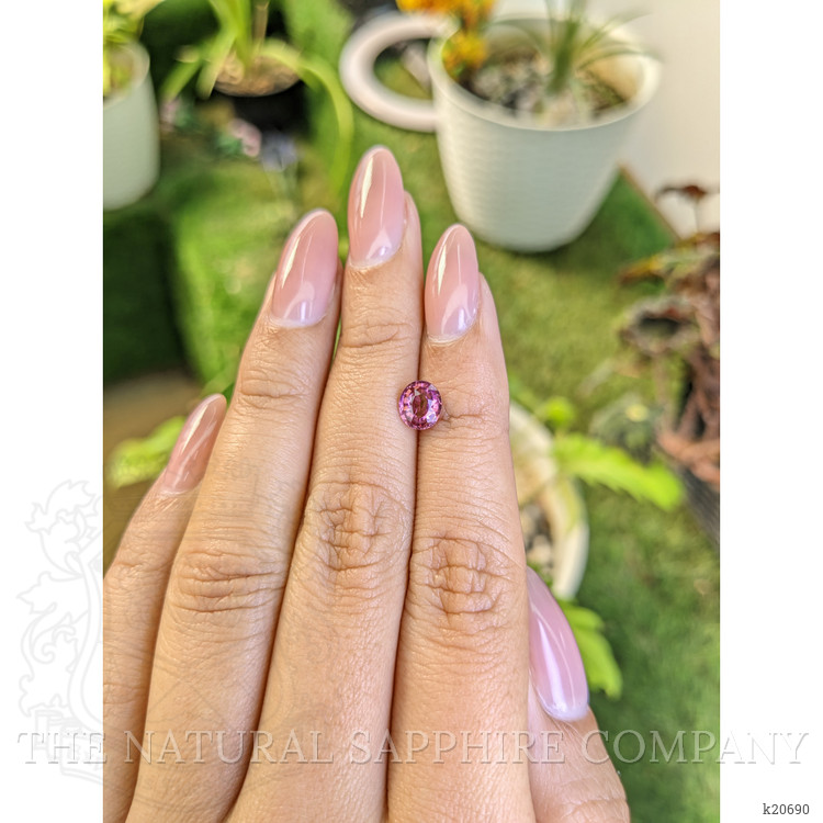 1.08 Ct. Rhodolite Garnet from Ceylon (Sri Lanka)