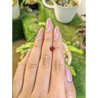 0.87 Ct. Rhodolite Garnet from Ceylon (Sri Lanka) Life Style