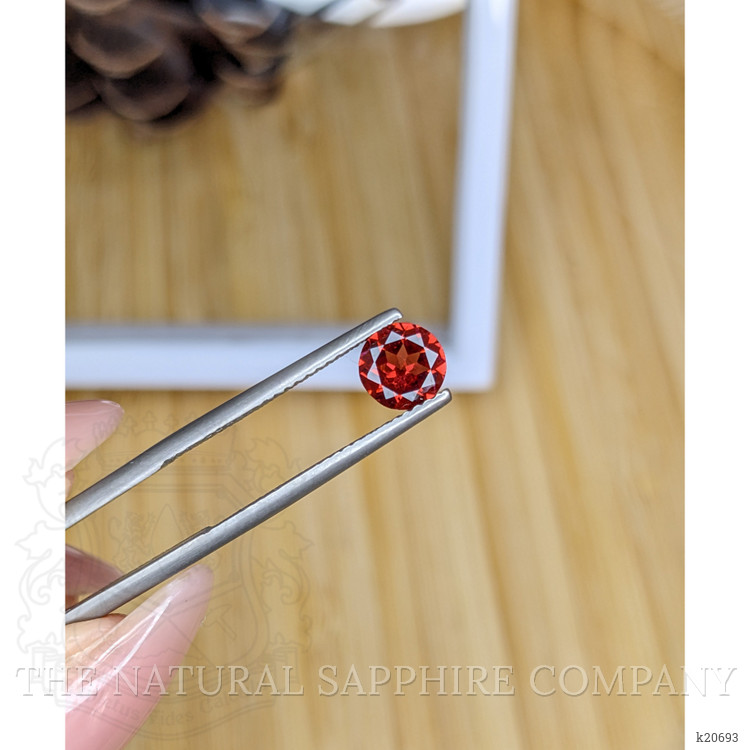 0.87 Ct. Rhodolite Garnet from Ceylon (Sri Lanka)