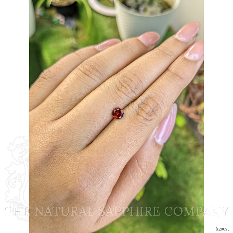 0.64 Ct. Rhodolite Garnet from Ceylon (Sri Lanka)