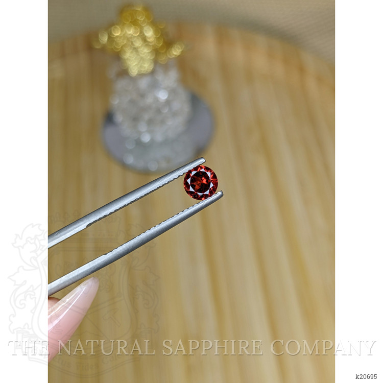 0.64 Ct. Rhodolite Garnet from Ceylon (Sri Lanka)