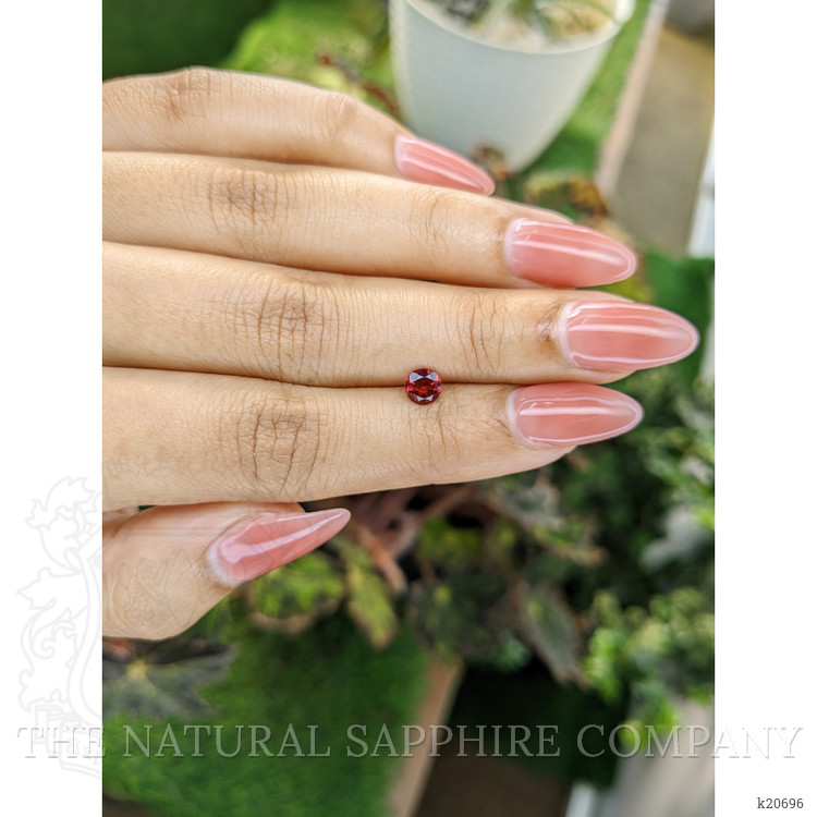 0.57 Ct. Rhodolite Garnet from Ceylon (Sri Lanka)