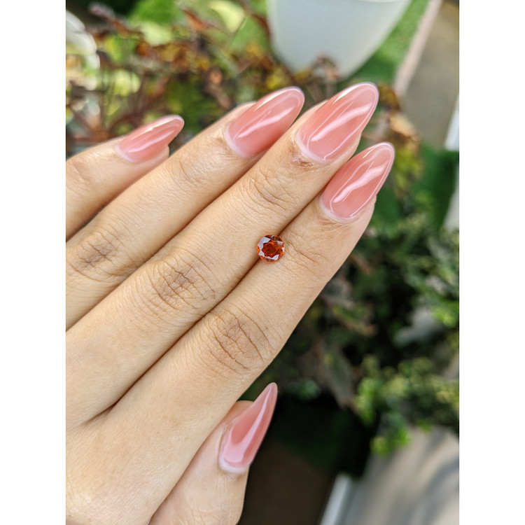 0.76 Ct. Hessonite Garnet from Madagascar