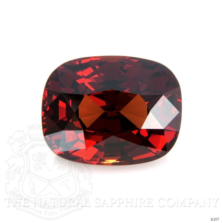 Antique Style Hessonite Garnet Ring 8.03 Ct., 18K Yellow Gold