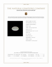 0.91 Ct. Multi Color Cabochon White Opal (Light Opal) from Australia Scan Report