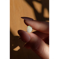 0.91 Ct. Cabochon White Opal from Australia Life Style