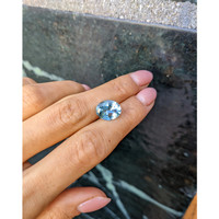 3.79 Ct. Aquamarine from Brazil Life Style