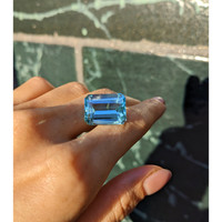 17.68 Ct. Aquamarine from Brazil Life Style