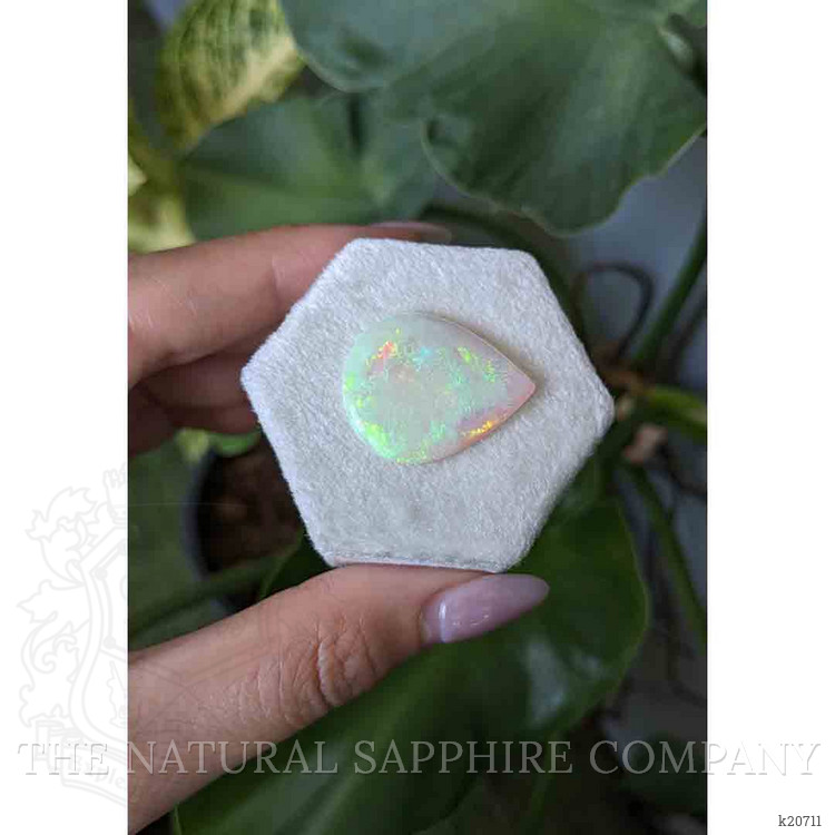 11.32 Ct. Cabochon White Opal from Australia