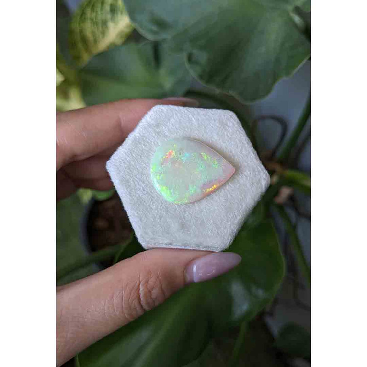 11.32 Ct. Cabochon White Opal from Australia