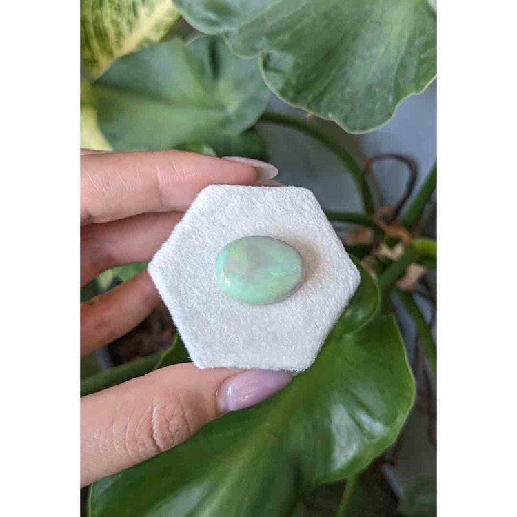 18.12 Ct. Cabochon White Opal from Australia