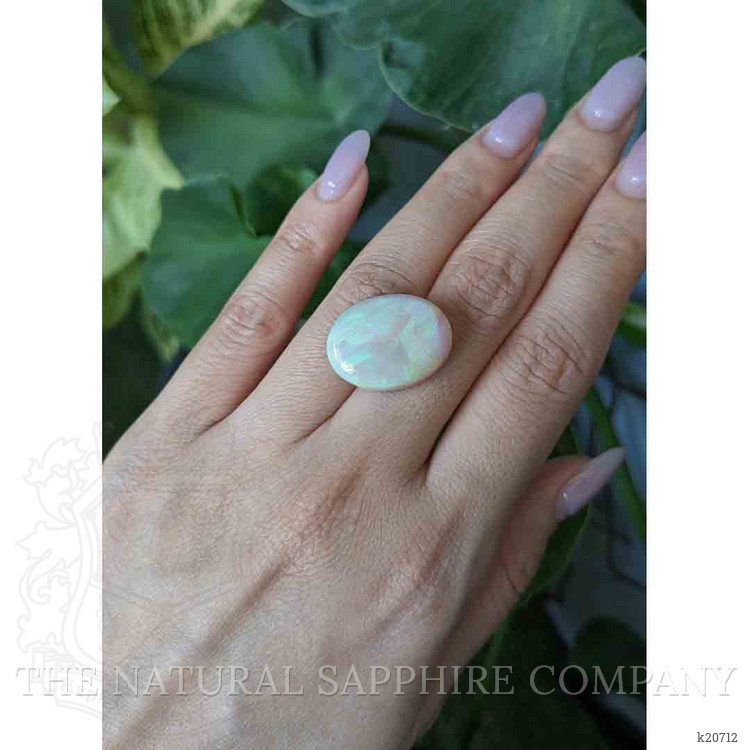 18.12 Ct. Cabochon White Opal from Australia