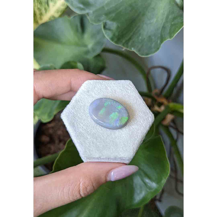 15.83 Ct. Cabochon White Opal from Australia