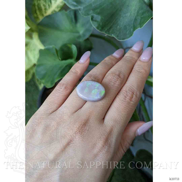 15.83 Ct. Cabochon White Opal from Australia