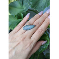 10.58 Ct. Cabochon Black Opal from Australia Life Style