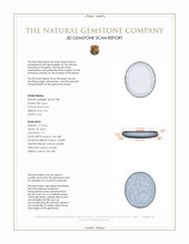 9.63 Ct. Black Opal from Australia 3 D Scan Report