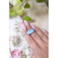 9.85 Ct. Cabochon Boulder Opal from Australia Life Style