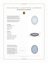 0.61 Ct. Crystal/Jelly Opal from Australia 3 D Scan Report