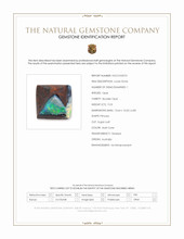 9.53 Ct. Multi Color Cabochon Boulder Opal (Ironstone Opal) from Australia Scan Report