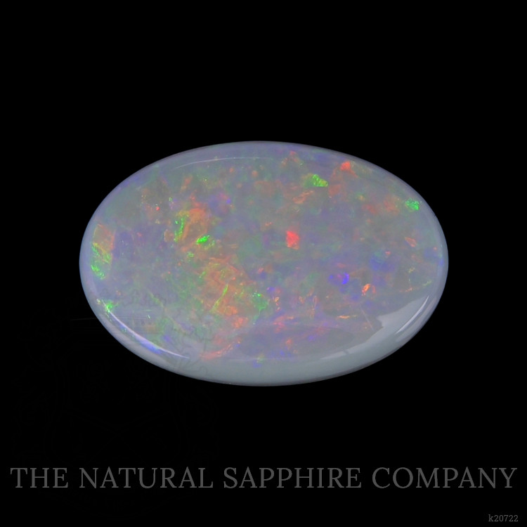 8.71 Ct. Cabochon Semi-Black Opal from Australia