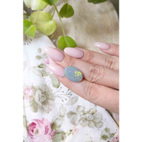 8.71 Ct. Cabochon Semi-Black Opal from Australia Life Style