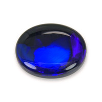 7.41 Ct. Cabochon Black Opal from Australia Video