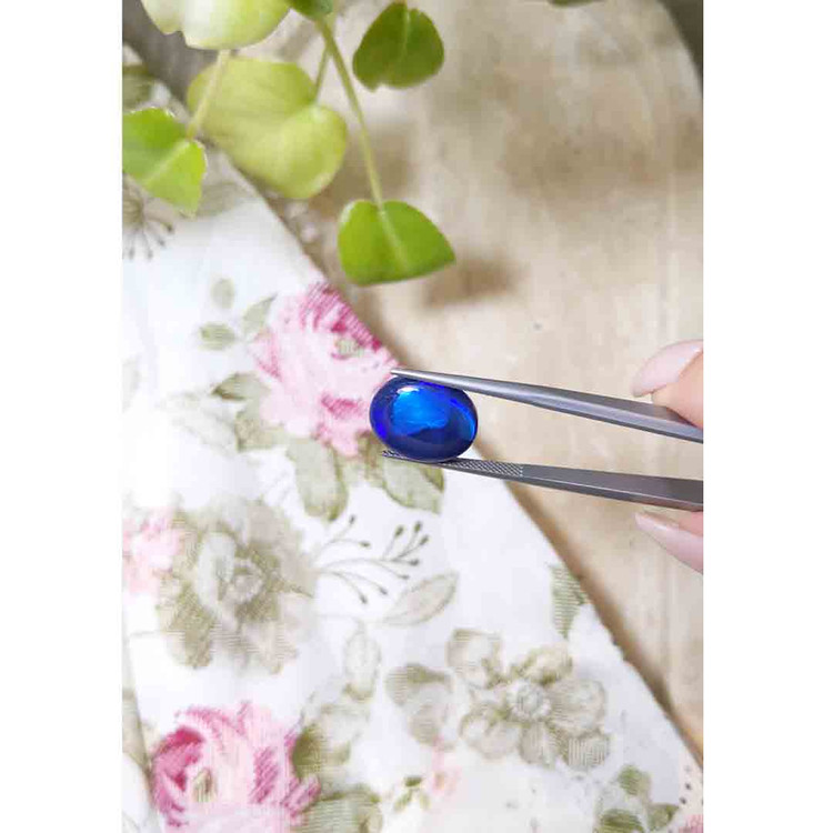 7.41 Ct. Cabochon Black Opal from Australia