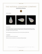 7.25 Ct. Cabochon White Opal from Australia Appraisal