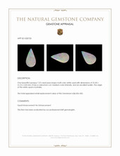 7.25 Ct. Cabochon White Opal from Australia Appraisal