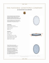 6.20 Ct. Multi Color Cabochon White Opal (Light Opal) from Australia 3 D Scan Report