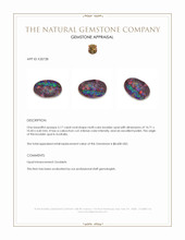 5.17 Ct. Cabochon Boulder Opal from Australia Appraisal