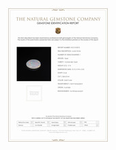 0.76 Ct. Cabochon Crystal/Jelly Opal from Australia Scan Report