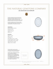 0.76 Ct. Cabochon Crystal/Jelly Opal from Australia 3 D Scan Report