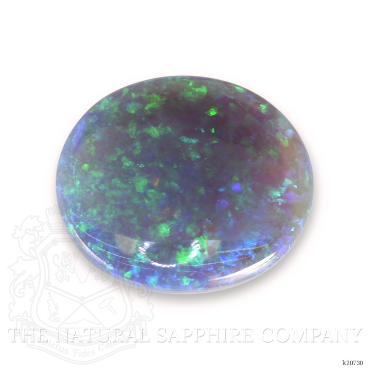 4.32 Ct. Cabochon Semi-Black Opal from Australia