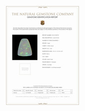 5.60 Ct. Multi Color White Opal from Australia Scan Report