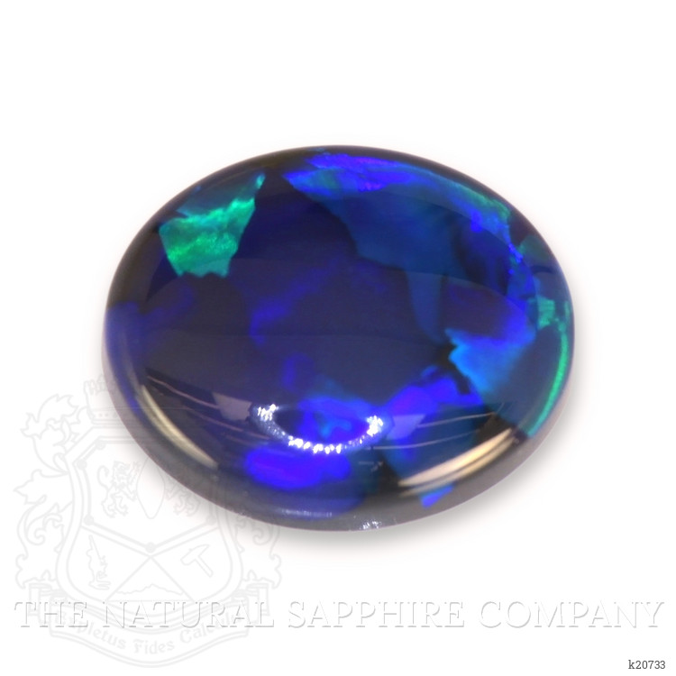 4.34 Ct. Cabochon Black Opal from Australia