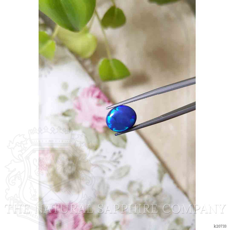 4.34 Ct. Cabochon Black Opal from Australia