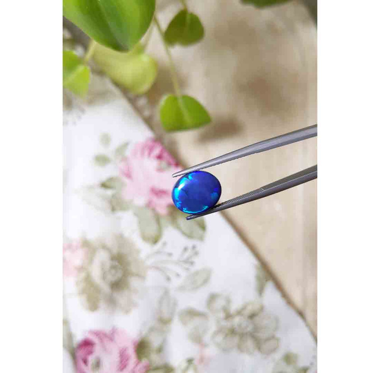 4.34 Ct. Cabochon Black Opal from Australia