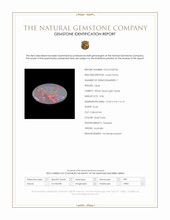 3.96 Ct. Multi Color Cabochon White Opal (Light Opal) from Australia Scan Report