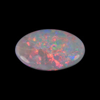 3.96 Ct. Cabochon Semi-Black Opal from Australia Video