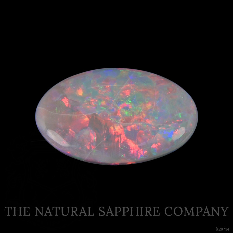 3.96 Ct. Cabochon Semi-Black Opal from Australia
