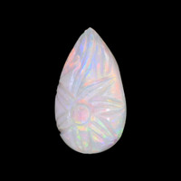 3.56 Ct. Cabochon White Opal from Australia Video