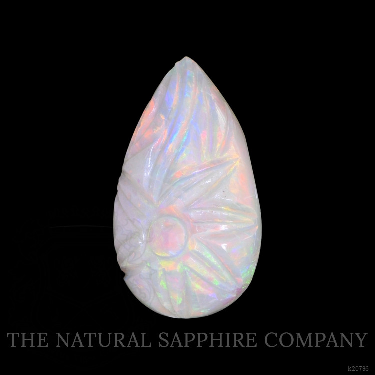 3.56 Ct. Cabochon White Opal from Australia