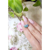 3.36 Ct. Cabochon Boulder Opal from Australia Life Style